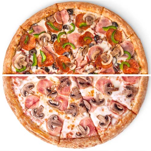 Half 'n' Half Pizza 
